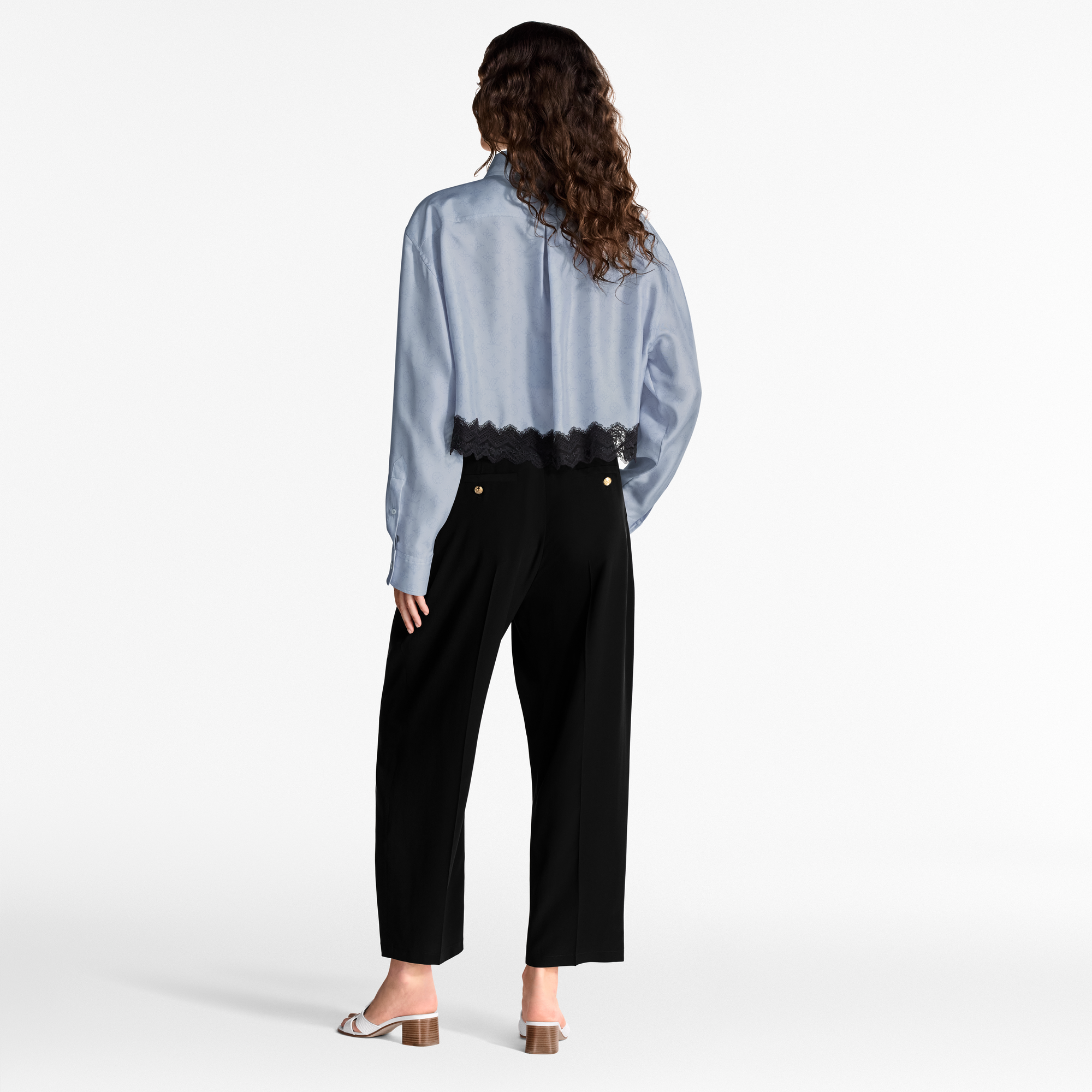 Mahina Lace Trim Shirt   in Women's Ready-to-Wear Tops collections by Louis Vuitton (Product zoom)